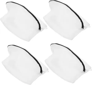 4pcs Washing Machine Shoe Bag Sneaker Laundry Bags Zipper Mesh Shoes Laundry Washing Pouch For Daily Use And Outdoor Travel