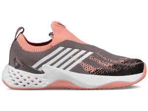 96137-095-M | WOMENS AERO KNIT | PLUM KITTEN/CORAL ALMOND/WHITE