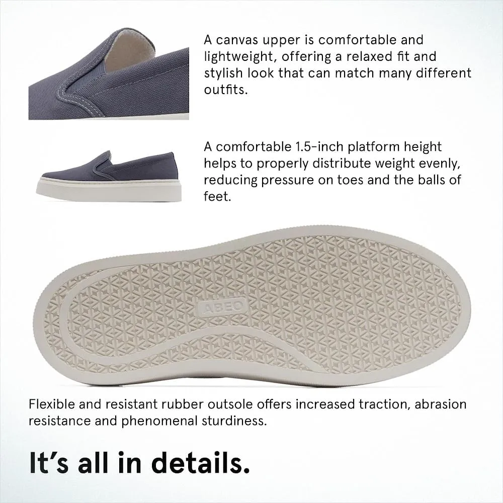 ABEO Jumpstreet Slip On Sneakers for Women | Arch Support Sneakers | Slip On Women's Sneakers | Fashion Sneakers | Built-in Orthotic Insole
