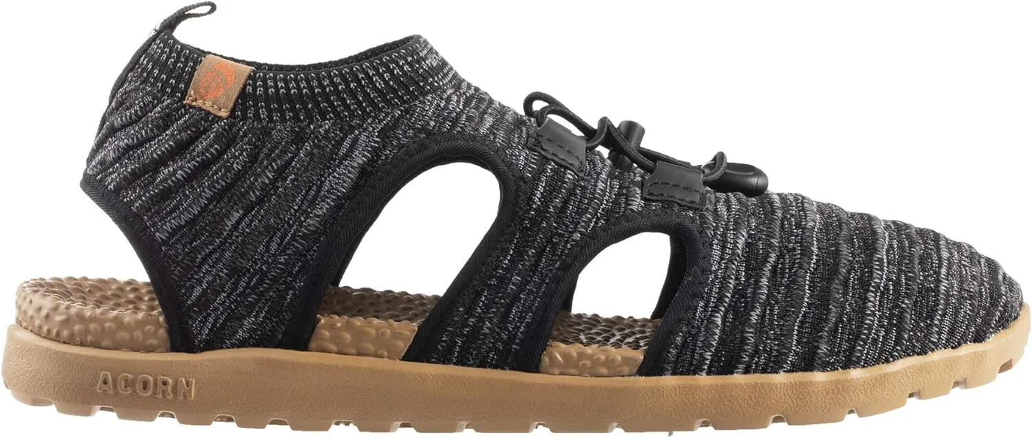 Acorn Men's Everywear Casco Sandal, Lightweight with a Cushioned Footbed and a Soft Knit Fabric