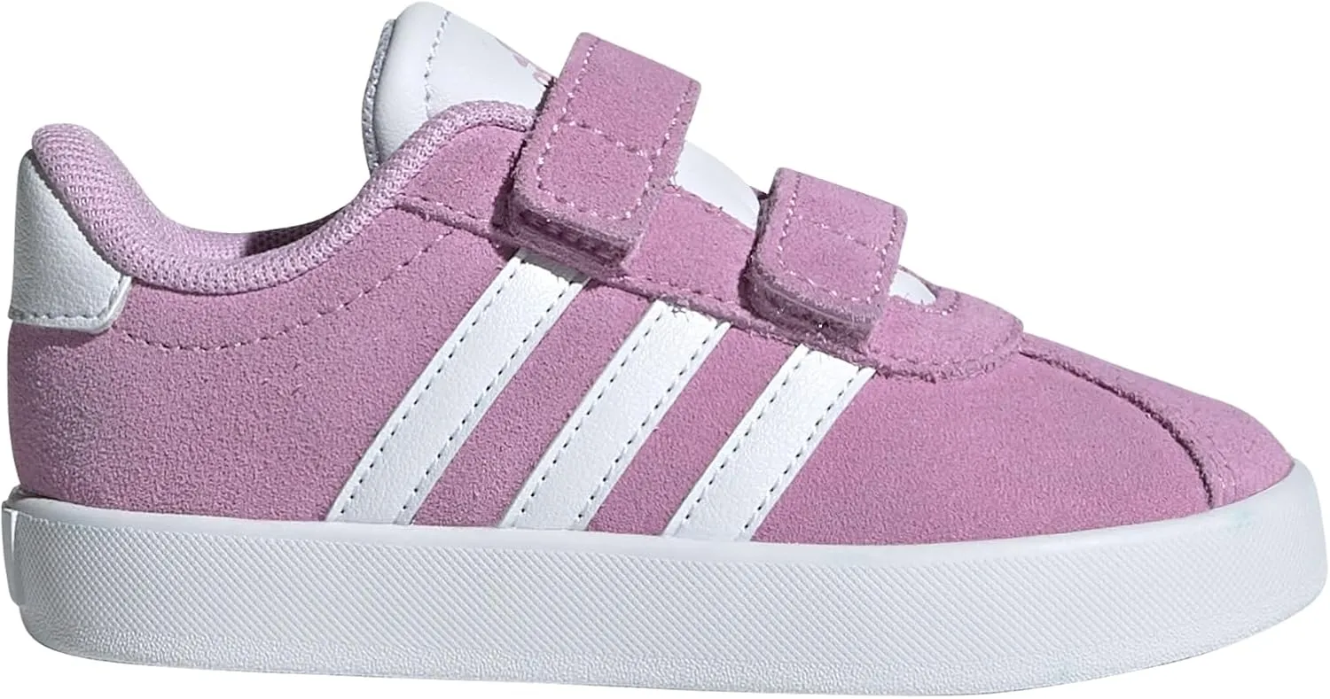 adidas Unisex-Baby Vl Court 3.0 Hook & Loop Sneaker