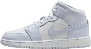 Air Jordan 1 Mid Big Kids' Shoes (FD8780-400, Cobalt Bliss/Neutral Grey/White) Size 6.5