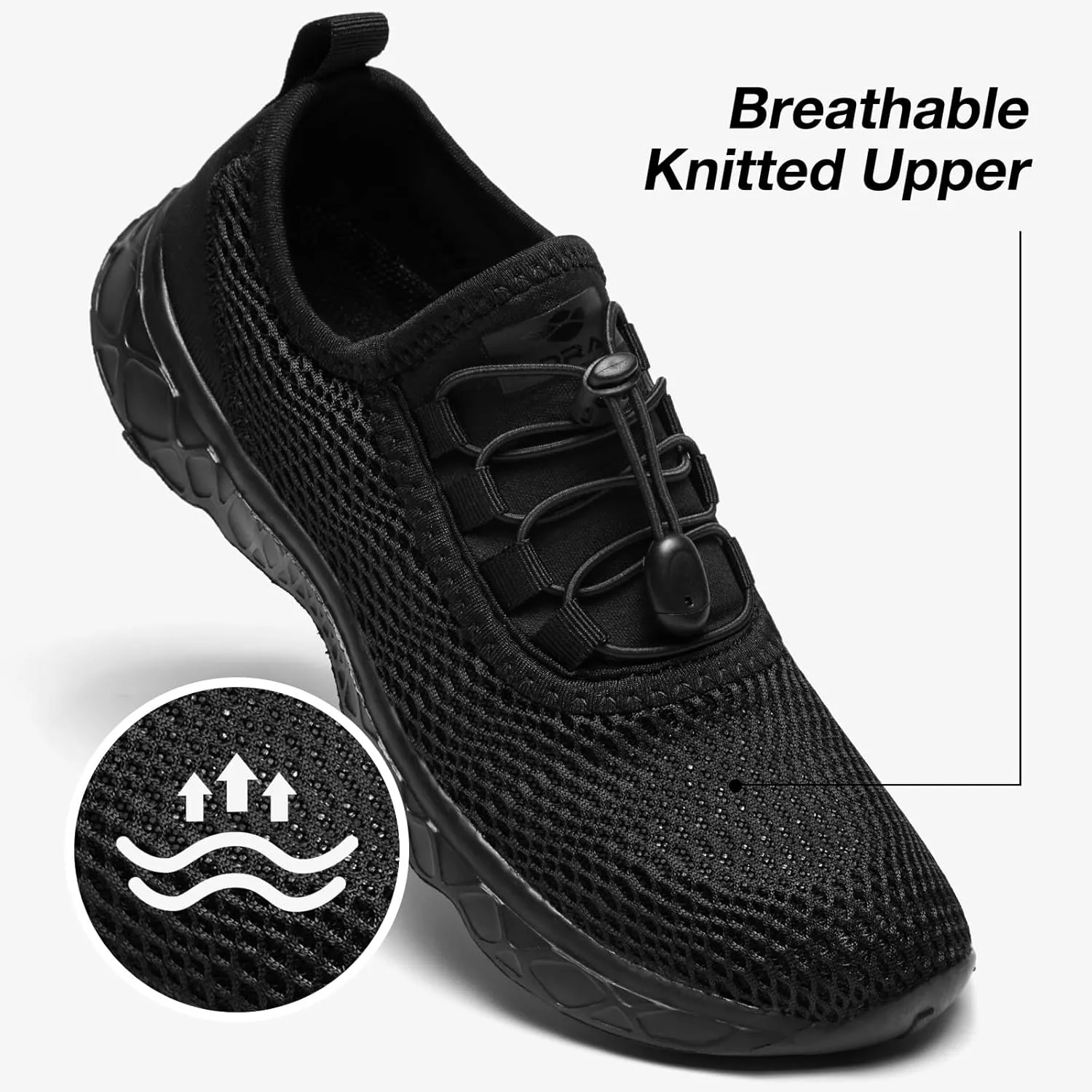ALEADER Women's Stylish Water Shoes, Quick-Dry Xdrain Water Sneakers, Lightweight & Comfort Footed
