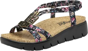 Alegria Women Roz - Arch Support Chunky Platform - For Travel and Everyday Activity - Vegan Braided Adjustable Buckle Slingback Slide Sandal