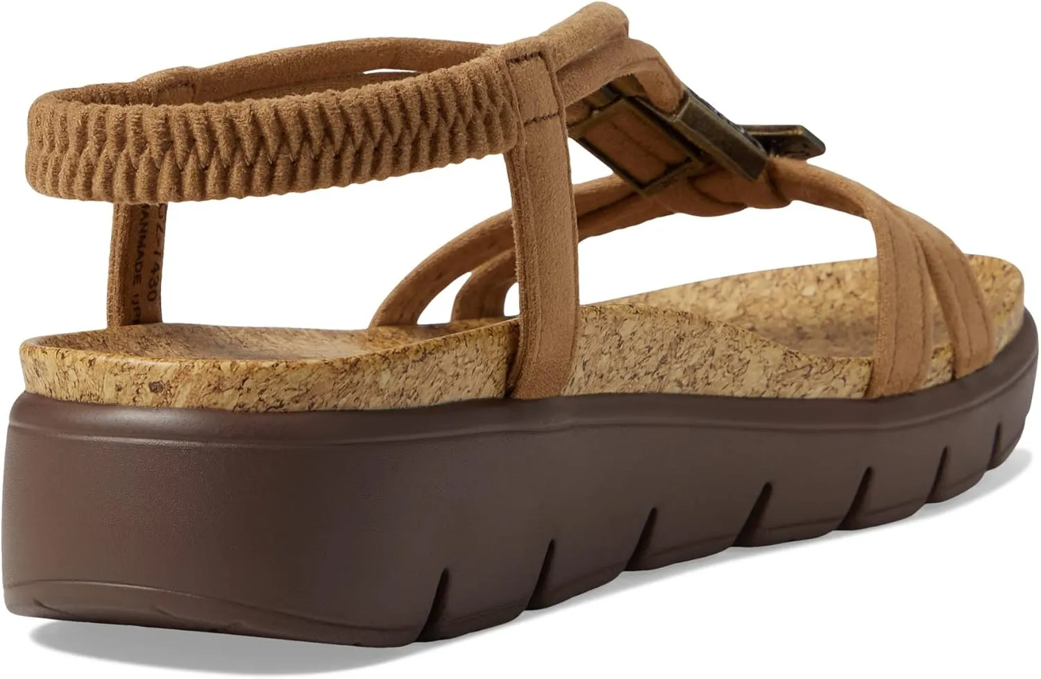 Alegria Women Roz - Arch Support Chunky Platform - For Travel and Everyday Activity - Vegan Braided Adjustable Buckle Slingback Slide Sandal