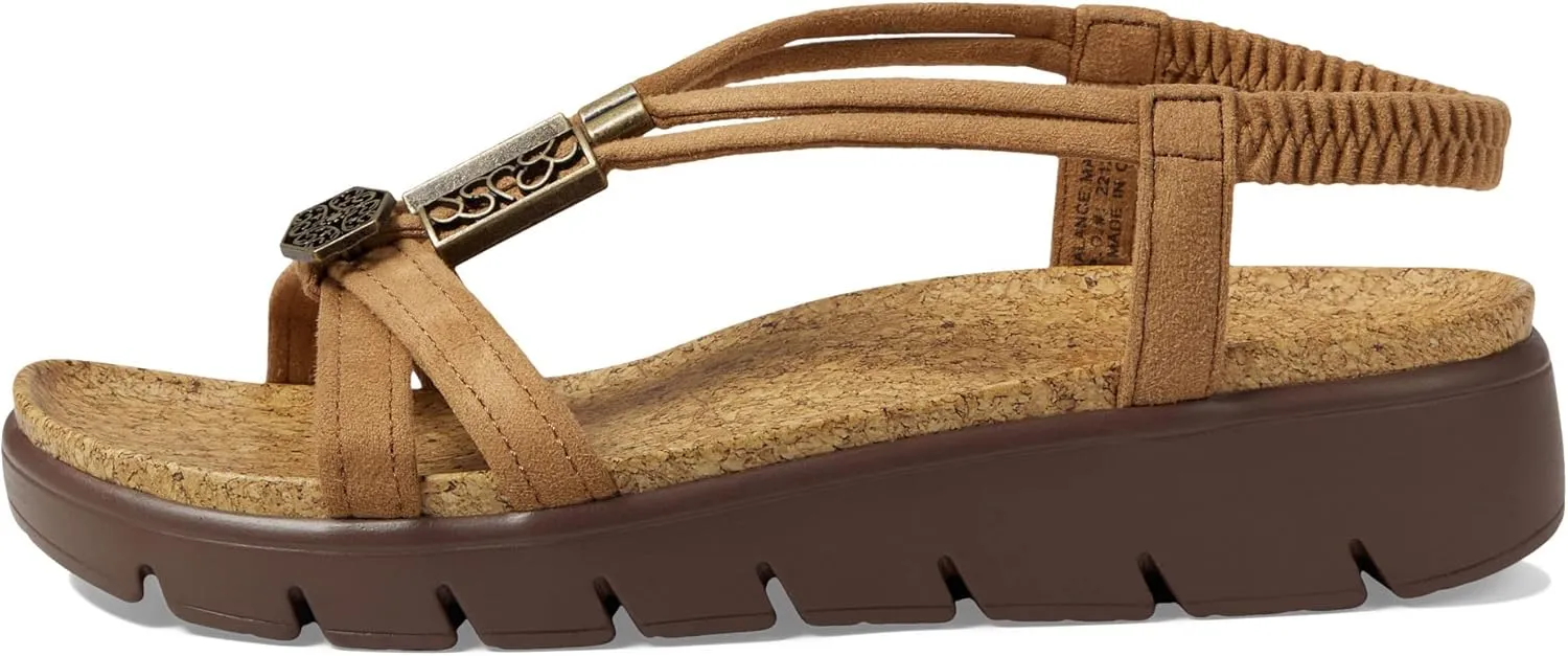 Alegria Women Roz - Arch Support Chunky Platform - For Travel and Everyday Activity - Vegan Braided Adjustable Buckle Slingback Slide Sandal