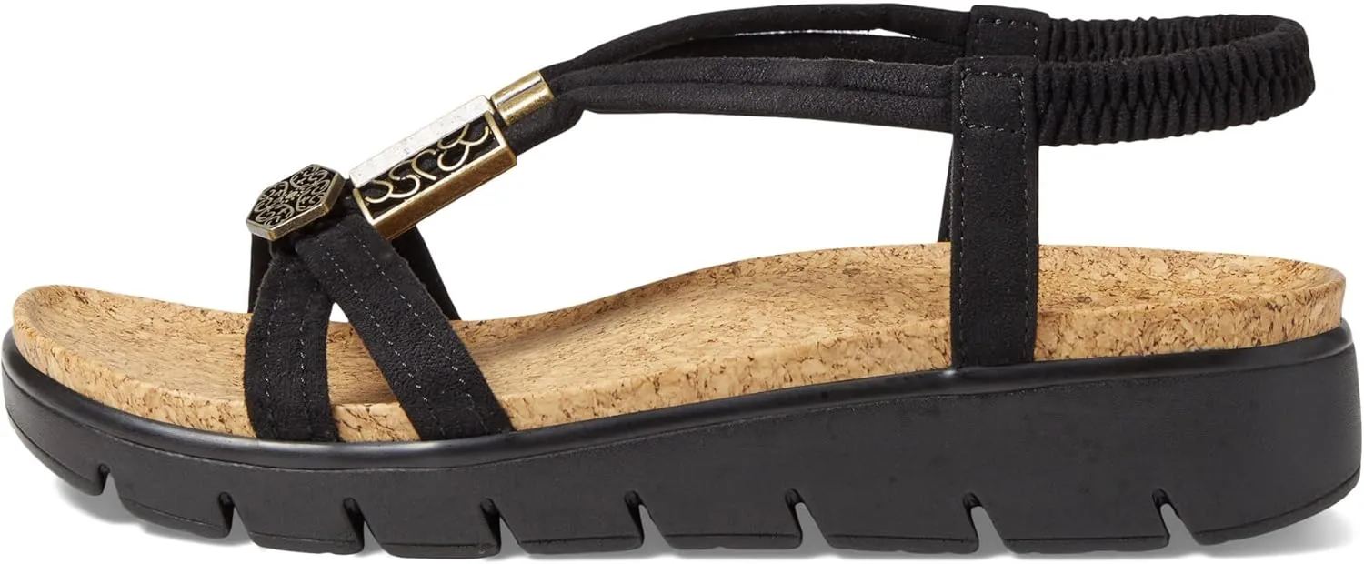 Alegria Women Roz - Arch Support Chunky Platform - For Travel and Everyday Activity - Vegan Braided Adjustable Buckle Slingback Slide Sandal