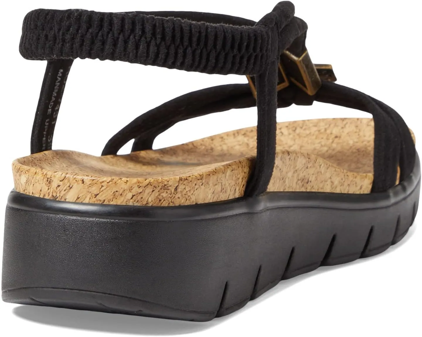 Alegria Women Roz - Arch Support Chunky Platform - For Travel and Everyday Activity - Vegan Braided Adjustable Buckle Slingback Slide Sandal