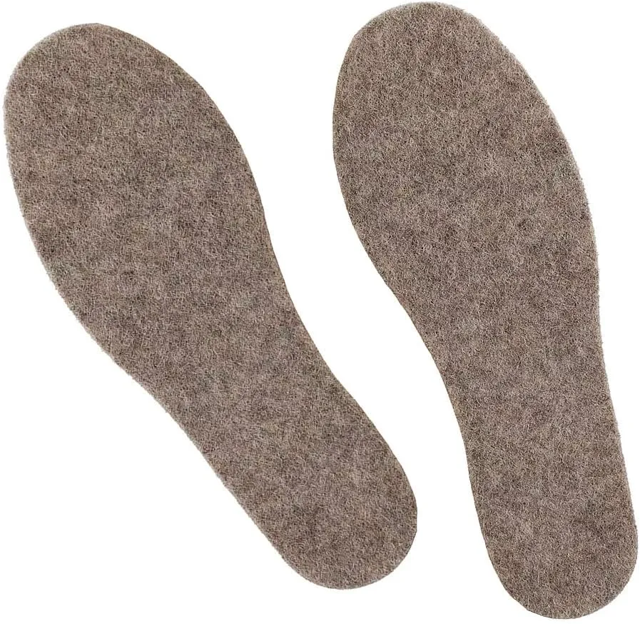 Alpaca Wool Warm Shoe Insert - Wool Shoe Insoles for Boot Soft Winter Warm Shoe Replacement Men 14
