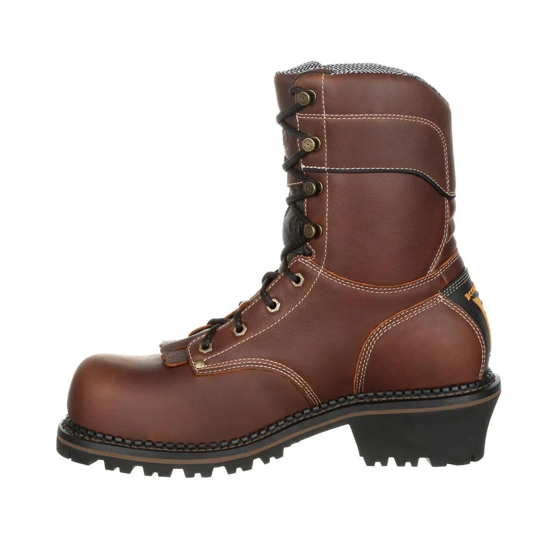 AMP LT Logger Composite Toe Waterproof Work Boot Brown