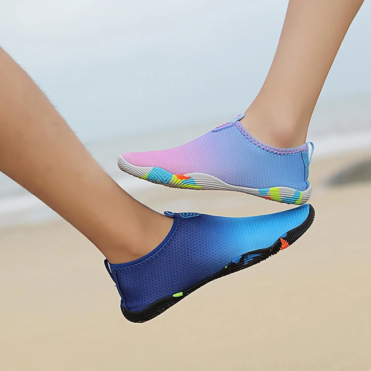 Aqua Socks Water Shoes Quick Dry Barefoot Swim Beach Pool Surf Hiking Kayaking Diving Yoga Outdoor Sport Shoes Men Women