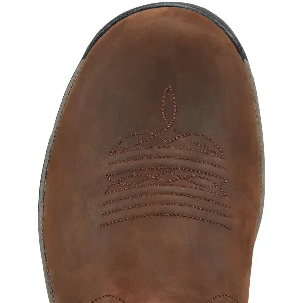 Ariat Brown Terrain Slip Resistant Pull-On Waterproof Womens Work Boots 10011845