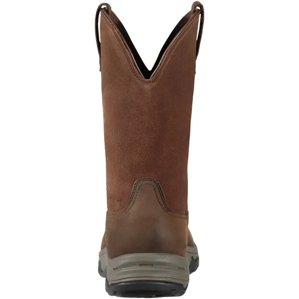 Ariat Brown Terrain Slip Resistant Pull-On Waterproof Womens Work Boots 10011845