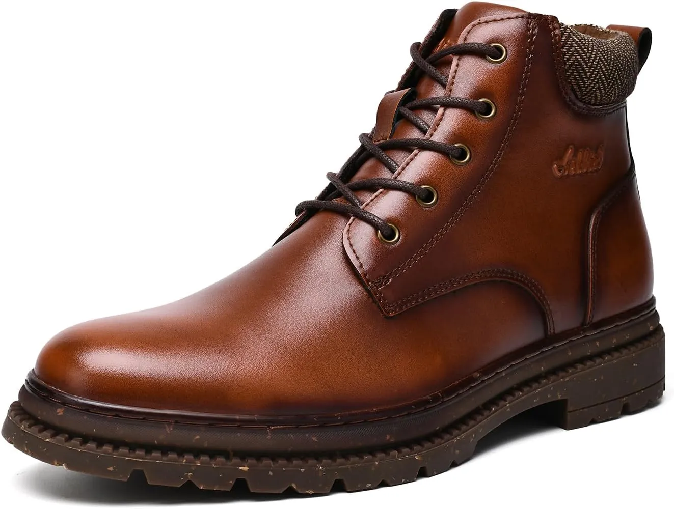 Arkbird Men's Motocycle Combat Boots, Comfortable Stylish Lace Up Fashion Casual Boot For Men