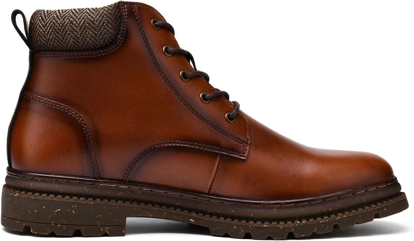 Arkbird Men's Motocycle Combat Boots, Comfortable Stylish Lace Up Fashion Casual Boot For Men