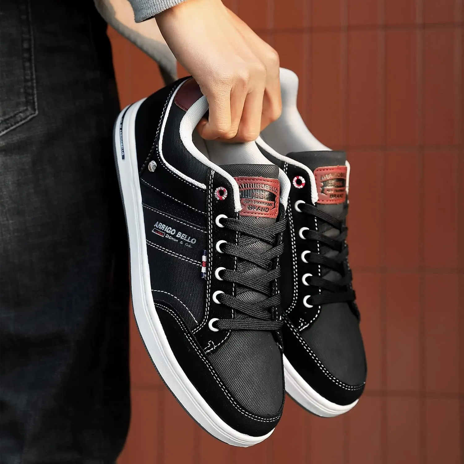 ARRIGO Bello Sneakers for Men Casual Shoes Low Top Comfortable Walking Shoes
