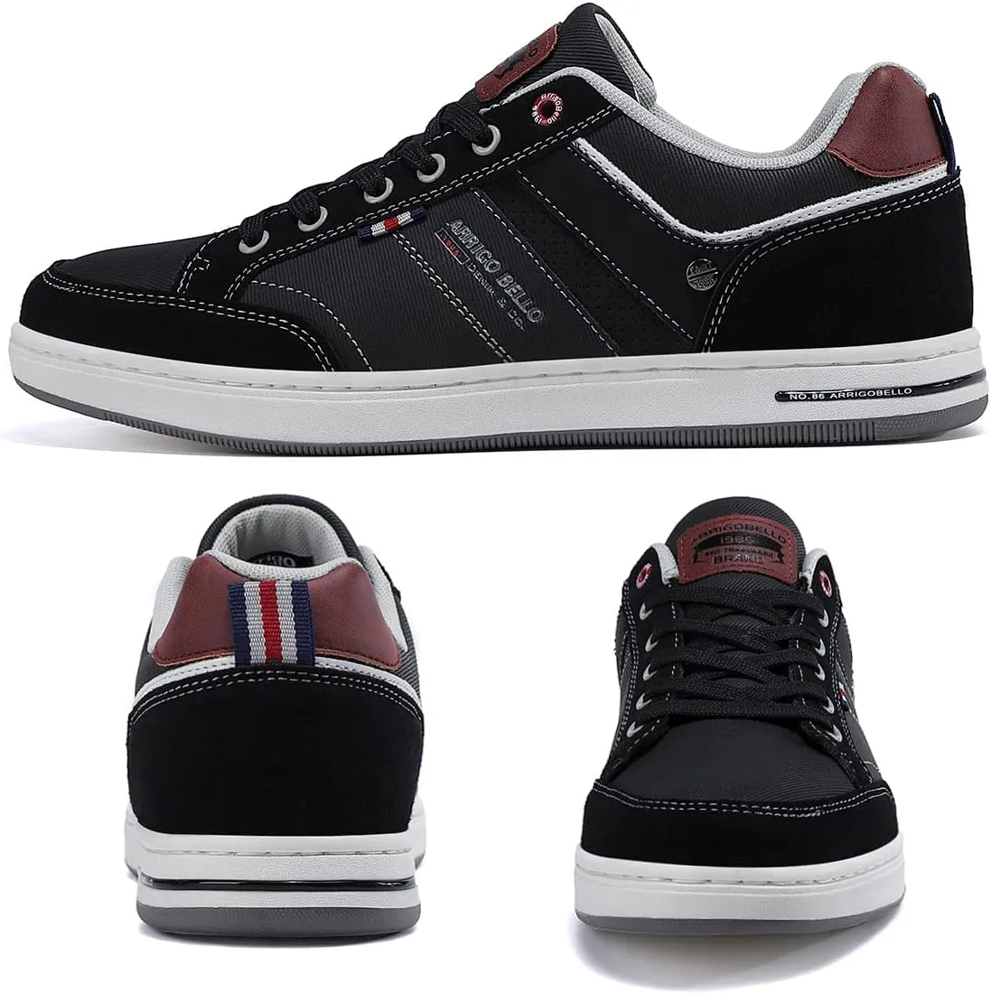 ARRIGO Bello Sneakers for Men Casual Shoes Low Top Comfortable Walking Shoes