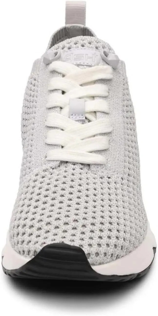 ASH Women's Laika Metallic Knit Sneaker Fashionable Lightweight Comfort Shoes with Breathable Design