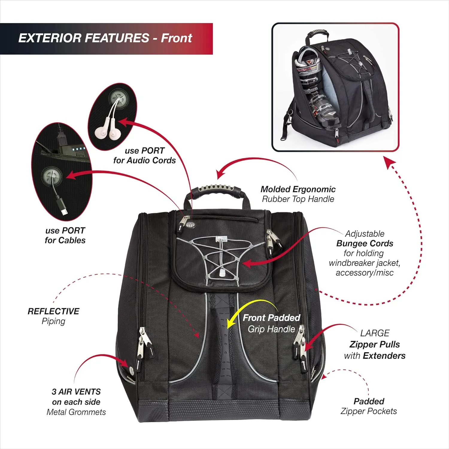 Athalon Everything Boot Bag/Backpack