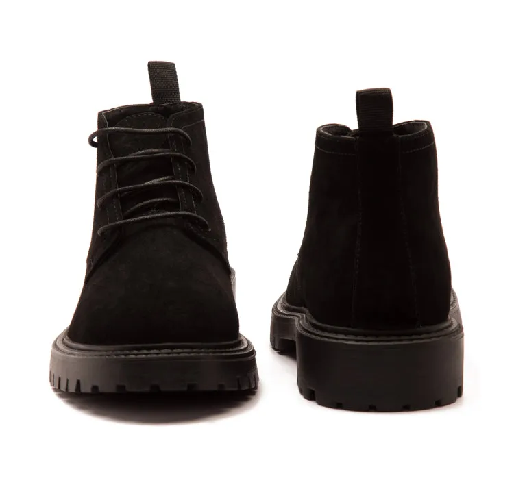 Axel Black Suede Men's Boots | Off The Hook London