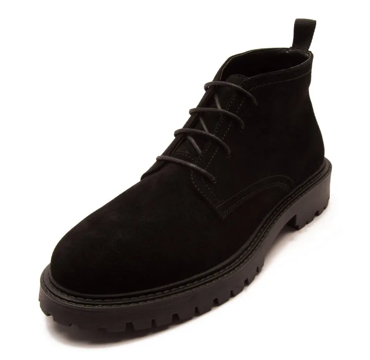 Axel Black Suede Men's Boots | Off The Hook London