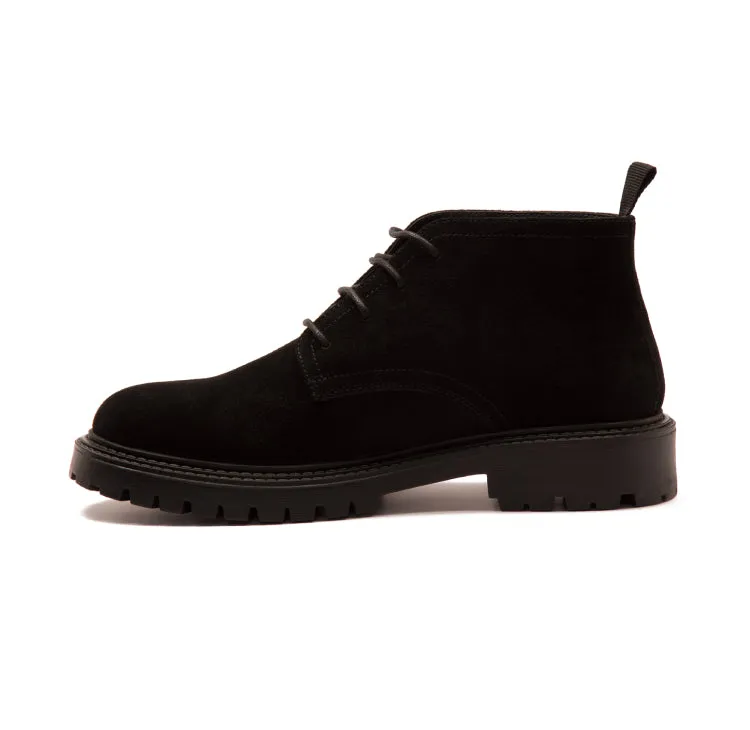Axel Black Suede Men's Boots | Off The Hook London