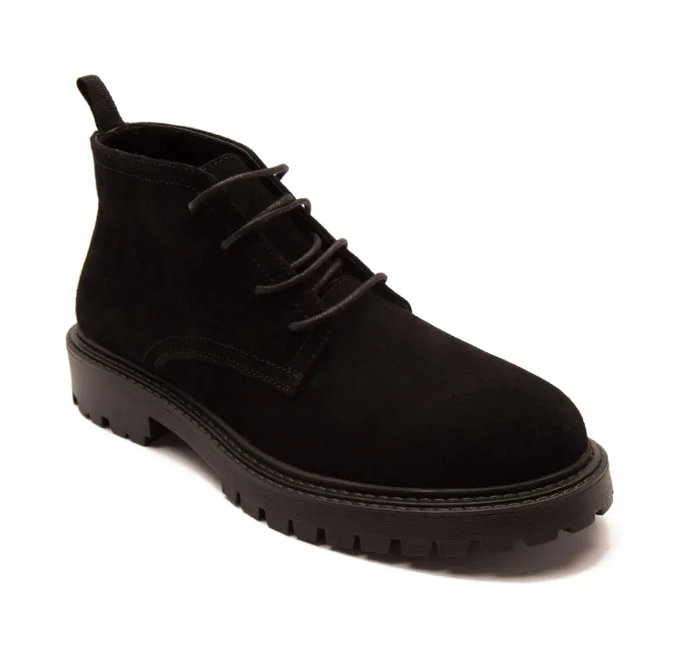 Axel Black Suede Men's Boots | Off The Hook London