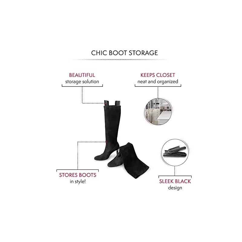 Bag-a-Vie Tall Boot Shapers For Women - Easy Glide Boot Stand-Up Inserts