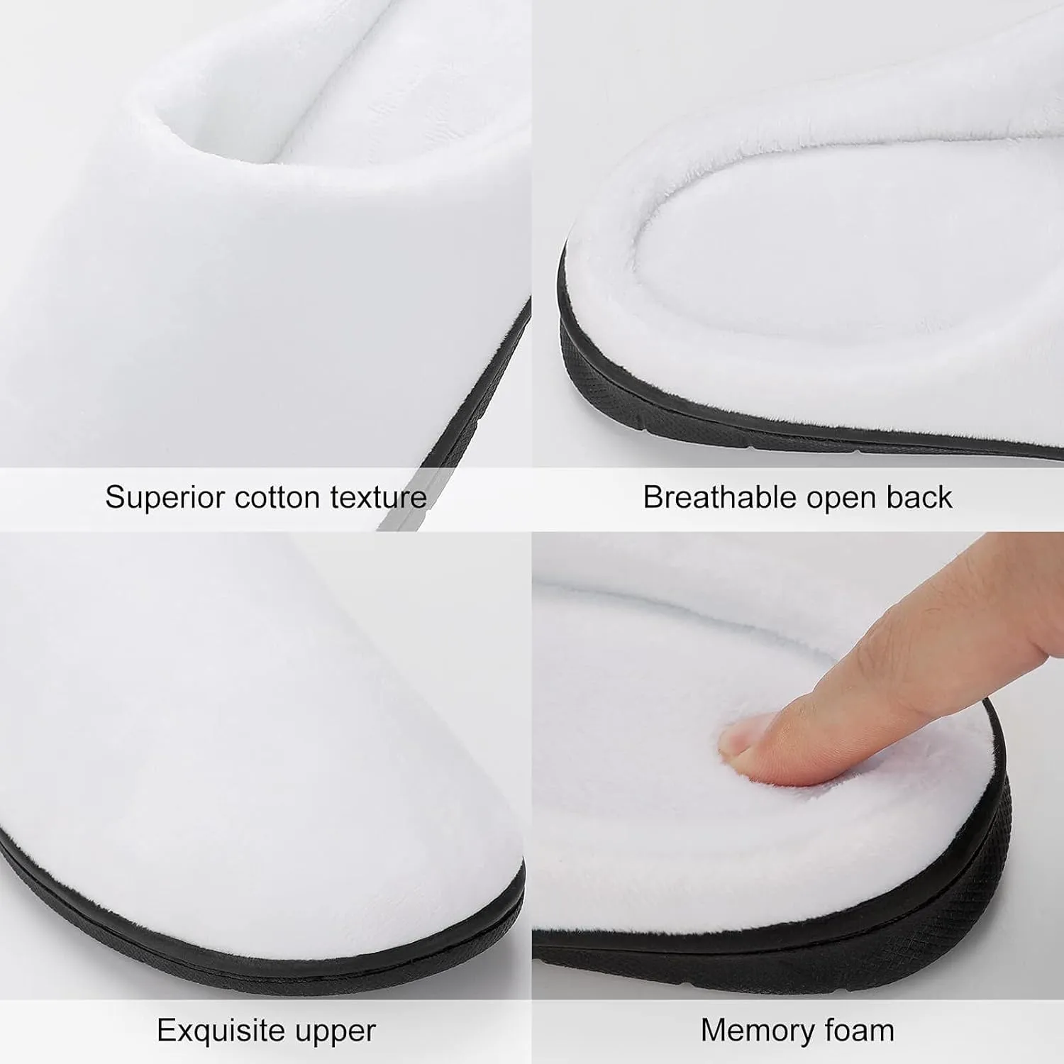 BAIKUTOUAN World Cats Day Men's House Slippers Nonslip Soft Cotton Shoes Slip On Slippers for Indoor Outdoor