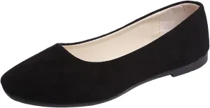 Ballet Flats Shoes for Women Women's Dress Pointed Toe Flats Comfortable Slip-On Casual Daily Wear Work Womens Shoes Solid Color Casual Loafers for Women