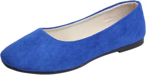 Ballet Flats Shoes for Women Women's Dress Pointed Toe Flats Comfortable Slip-On Casual Daily Wear Work Womens Shoes Solid Color Casual Loafers for Women