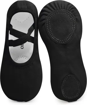 Ballet Shoes for Girls Toddler Kids Adult Women Soft Canvas Dance Slippers Gymnastics Shoe
