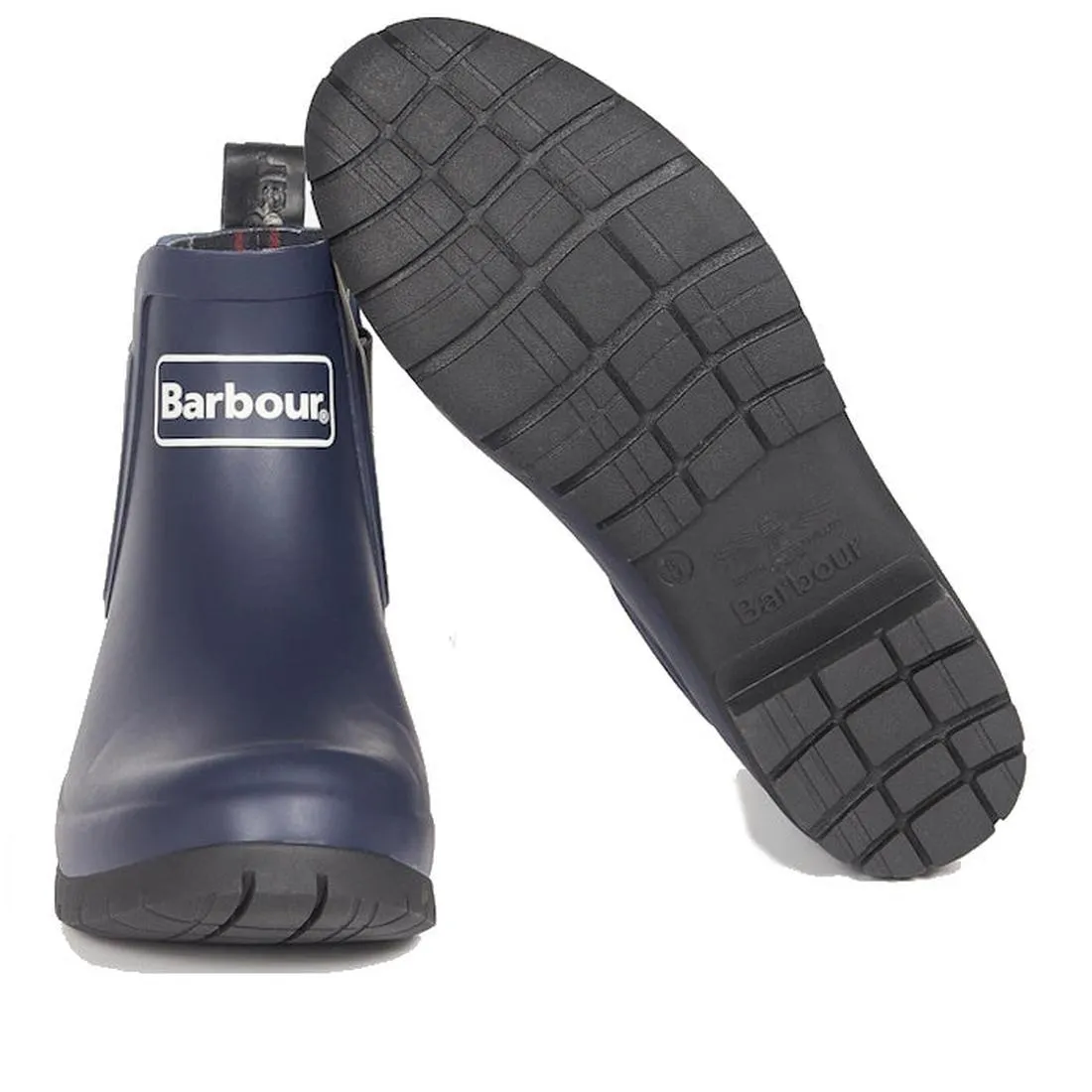 Barbour Kingham Navy Chelsea Wellingtons Womens Rainboot