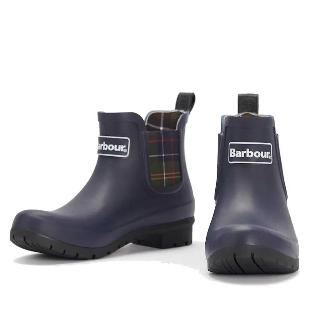 Barbour Kingham Navy Chelsea Wellingtons Womens Rainboot