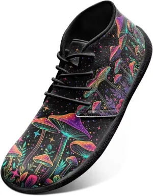 Barefoot Sneakers Mushroom Lace Up Shoes for Women Trendy Fruit Wide Minimalist Shoe Comfortable Running Walking Shoe