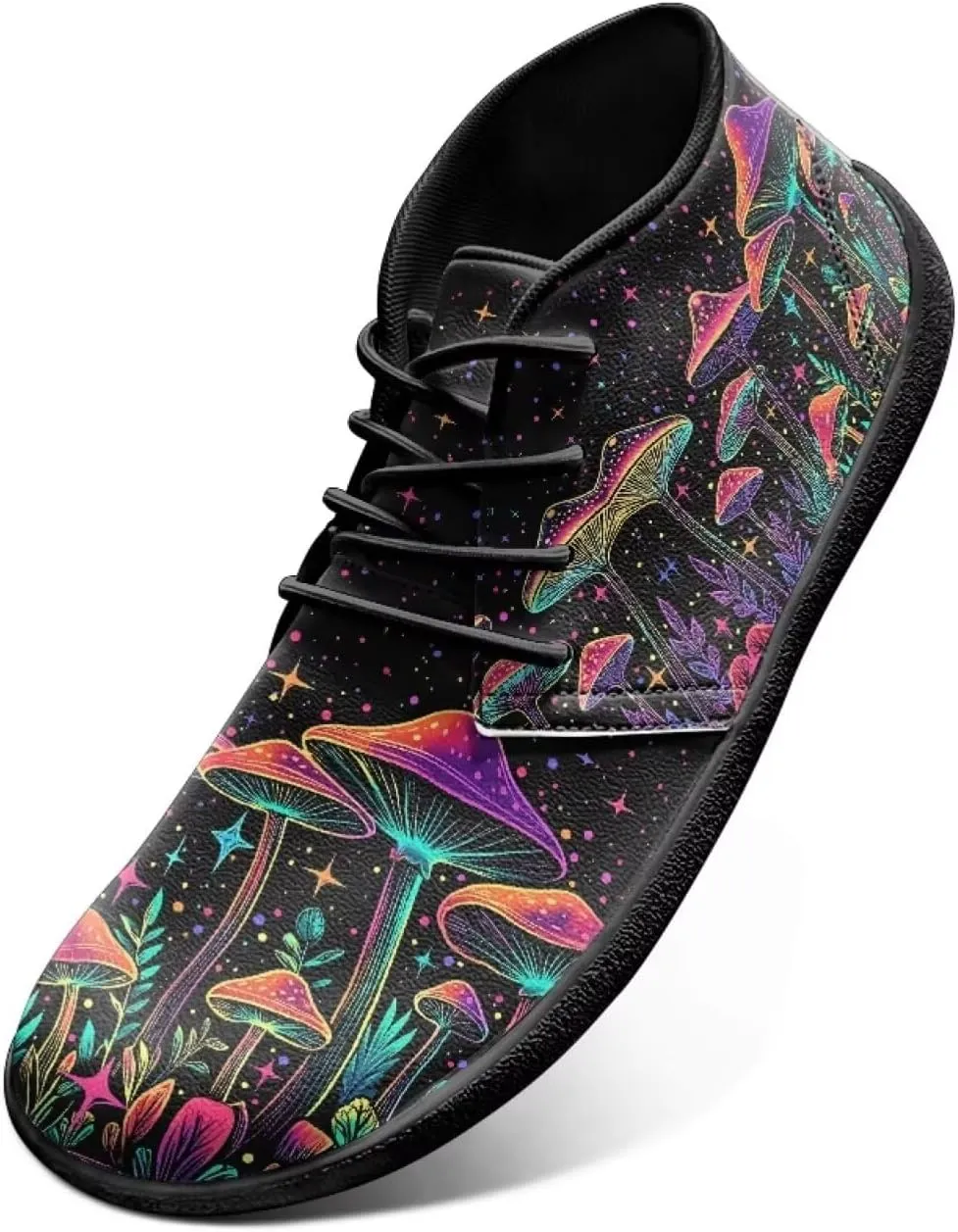 Barefoot Sneakers Mushroom Lace Up Shoes for Women Trendy Fruit Wide Minimalist Shoe Comfortable Running Walking Shoe