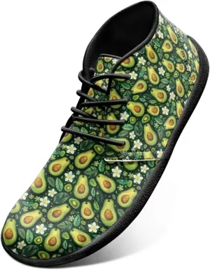Barefoot Sneakers Mushroom Lace Up Shoes for Women Trendy Fruit Wide Minimalist Shoe Comfortable Running Walking Shoe
