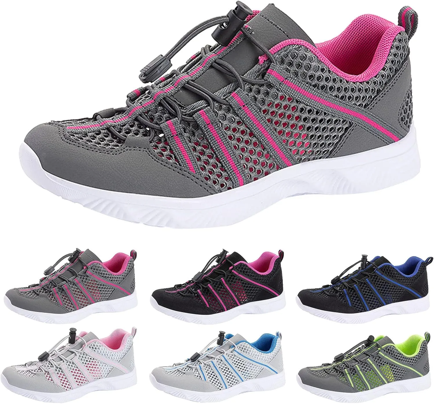 Barefoot Water Shoes Men Women Quick Dry Aqua Swim Beach Pool Surf Hiking Kayaking Outdoor Sports Shoes Lightweight Non Slip Breathable