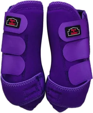 BARN & STABLE Super Vented Horse Sport Boots Shock-Absorbing Boots for Horse Professional‘s Choice Horse Boots Protection and Support Sport Leg Wraps Athletic for Endurance Training