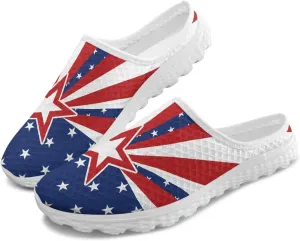Binienty Mule Sneakers for Women Soft EVA Sole Anti-Slip Garden Clogs Fashion Slip on Loafers