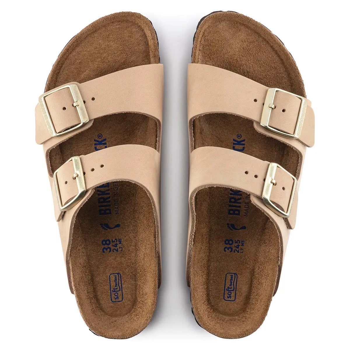 Birkenstock 1019016 Women's Arizona Soft Footbed Sandcastle