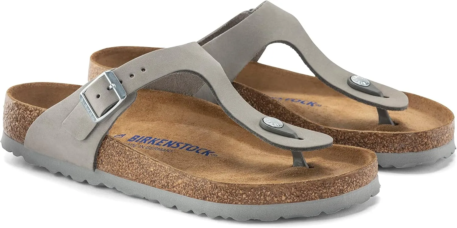 Birkenstock Women's Soft Footbed Gizeh SFB Dove Gray Nb R