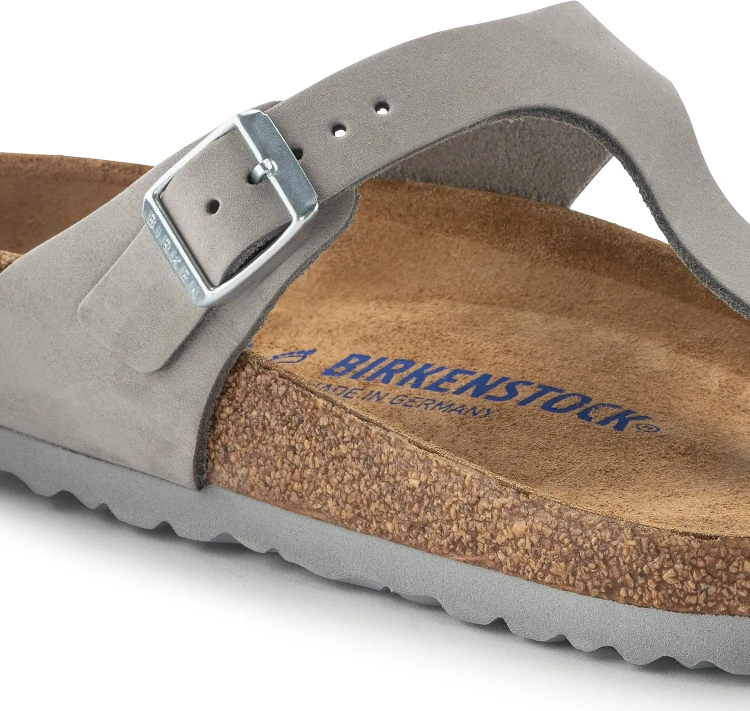 Birkenstock Women's Soft Footbed Gizeh SFB Dove Gray Nb R