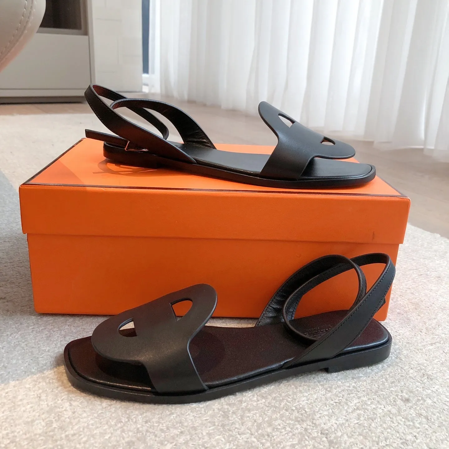 Black Julie Sandal