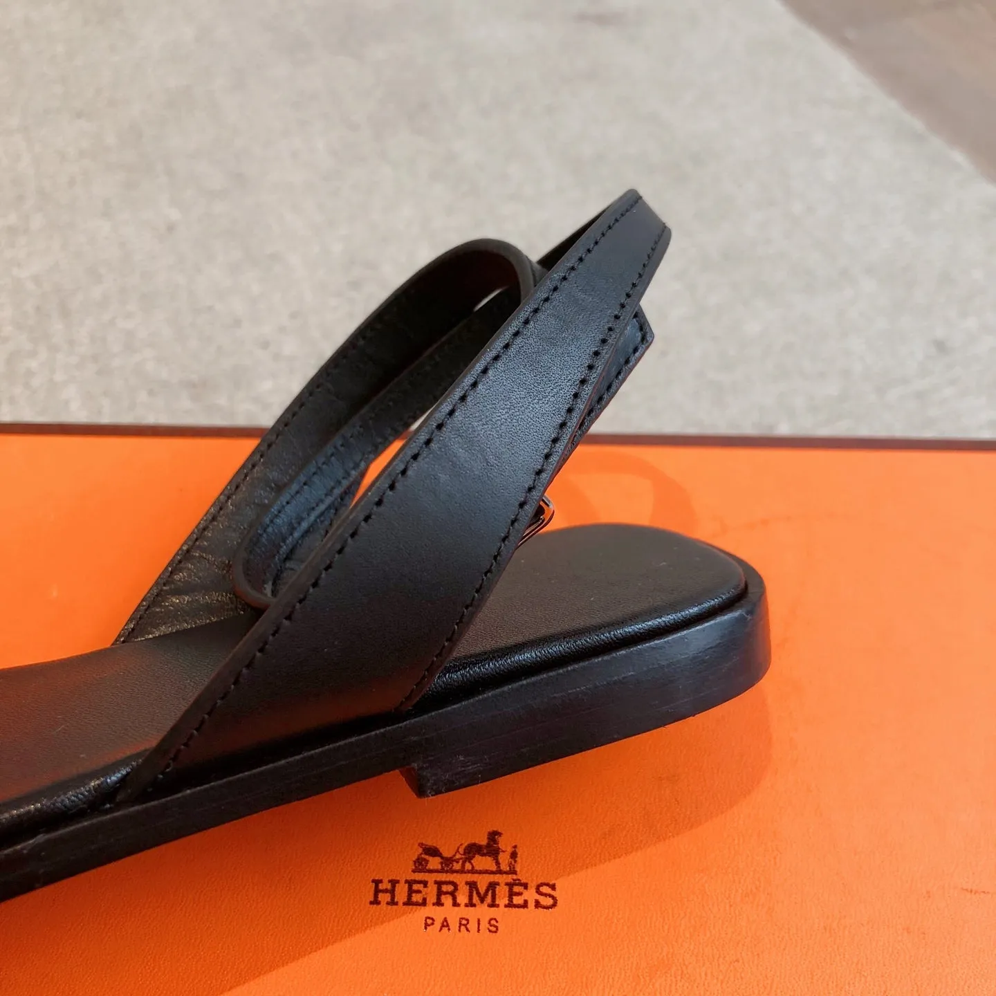 Black Julie Sandal