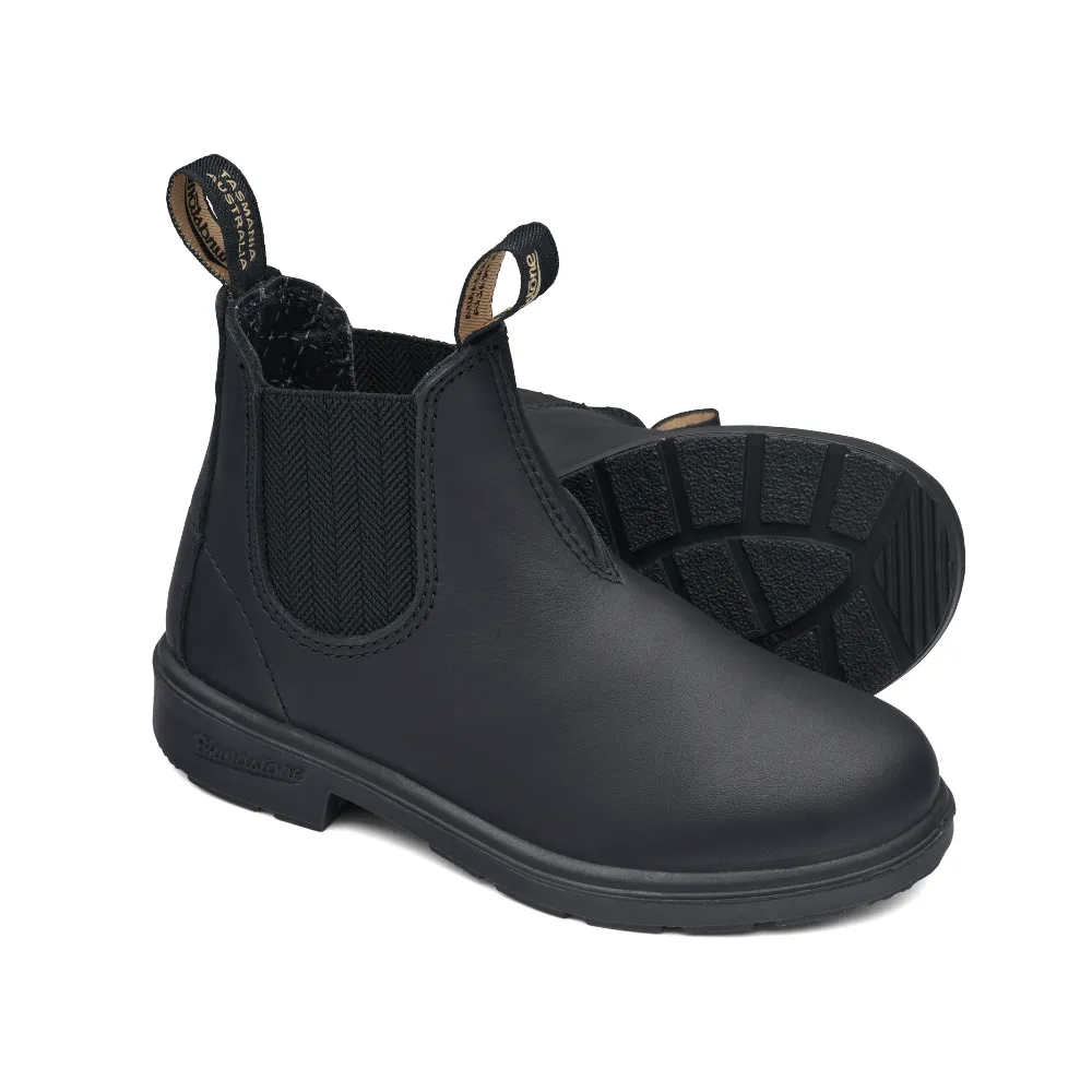 Blundstone Unisex #631 Kids Elastic Side Soft Toe Chelsea Boot, Black