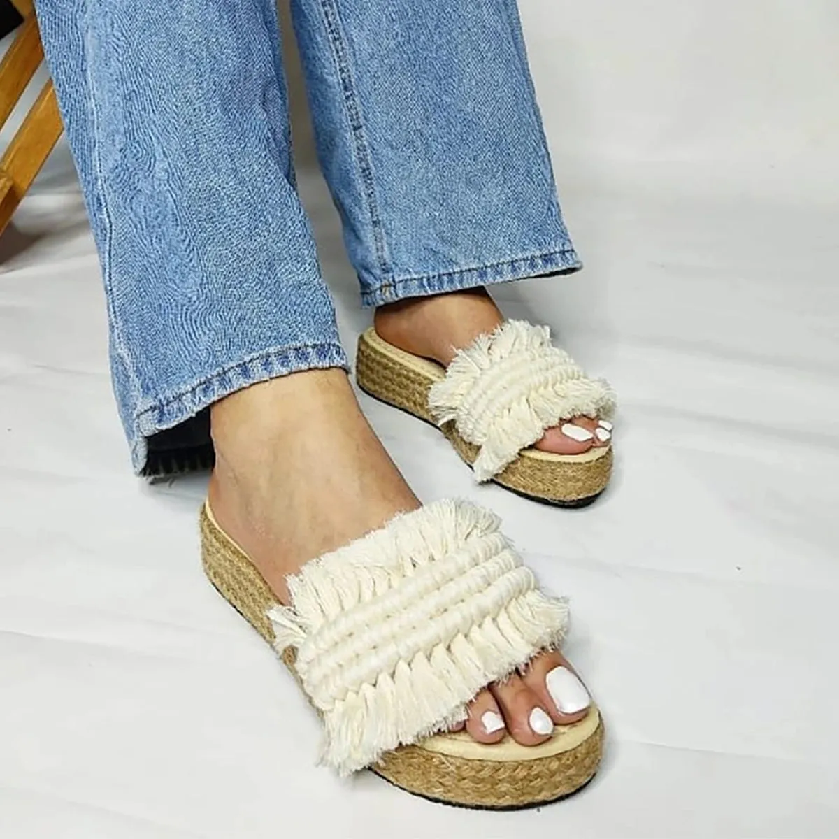Boho Chic Macrame - Off White