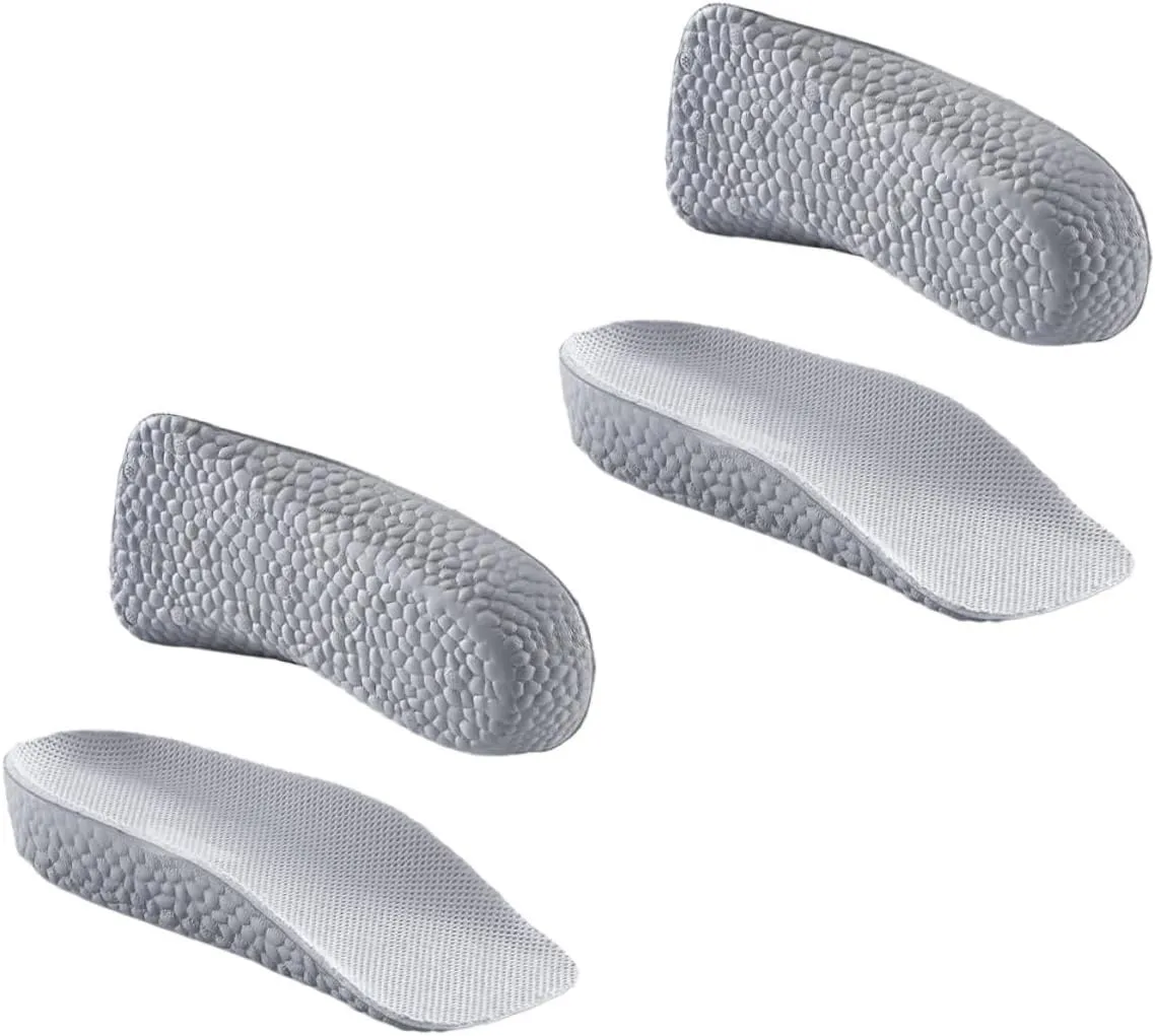 Boost Your Height Non-Feeling Lightweight Insoles for Women Men Thickened Heel Design for High Heels