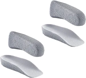 Boost Your Height Non-Feeling Lightweight Insoles for Women Men Thickened Heel Design for High Heels