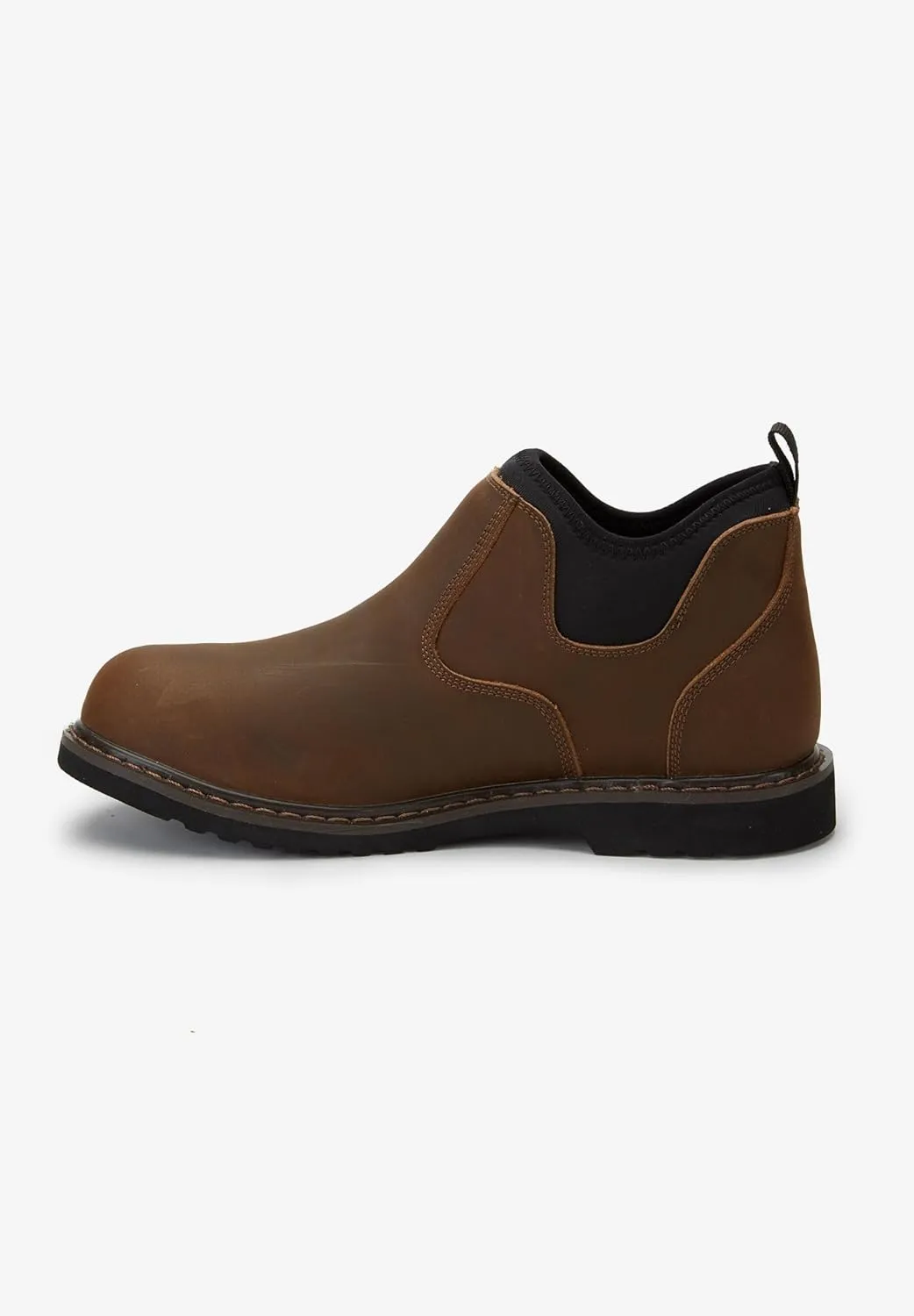 Boulder Creek by Kingsize Men's Wide Width Pull-On Boots